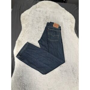 Levi's 514 Mens Slim Straight Size 36x32 Denim Blue Jeans Cotton Pants